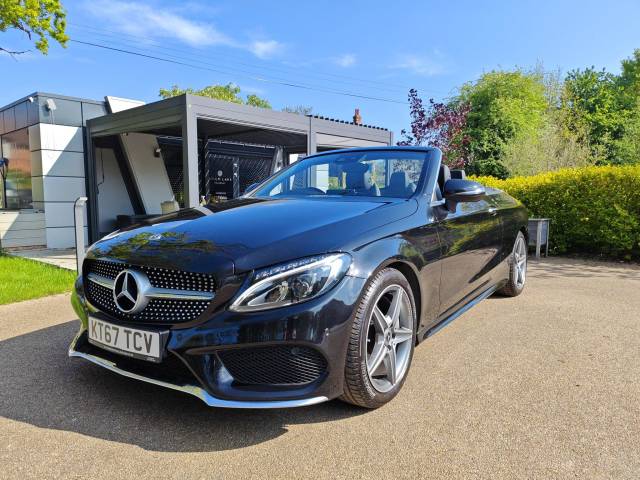 Mercedes-Benz C Class 2.1 C250d AMG Line Premium Plus 2dr Auto Convertible Diesel BLACK