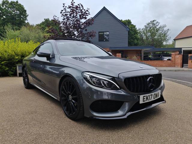 Mercedes-Benz C Class 2.1 C220d AMG Line Premium 2dr Auto Coupe Diesel GREY