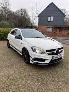 Mercedes-Benz A Class 2.0 A45 4Matic 5dr Auto Hatchback Petrol WHITE