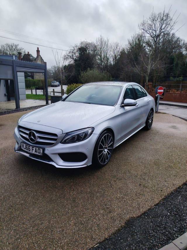 Mercedes-Benz C Class 1.6 C200d AMG Line Premium 4dr Auto Saloon Diesel SILVER