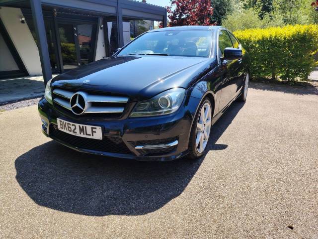 Mercedes-Benz C Class 2.1 C220 CDI BlueEFFICIENCY AMG Sport Plus 2dr Auto Coupe Diesel BLACK